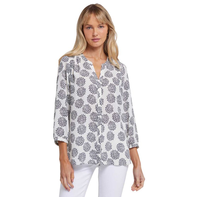 NYDJ Pintuck Blouse image number 0